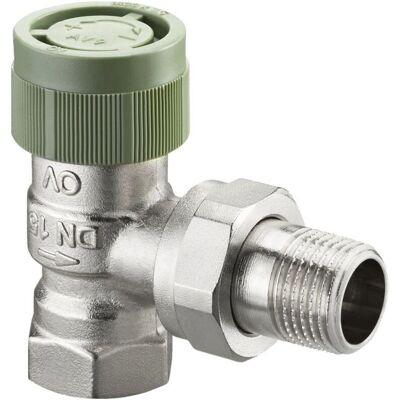 Oventrop ADV 9 Thermostatventil - Winkel, vernickelt, DN 15 Oventrop ADV 9 Thermostatventil - Winkel, vernickelt, DN 15