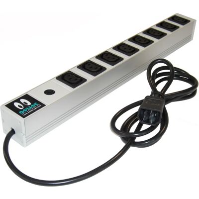 Réglette électrique USV en ligne - Parafoudre 8 prises 2m - Publicité Réglette électrique USV en ligne - Parafoudre 8 prises 2m - Publicité