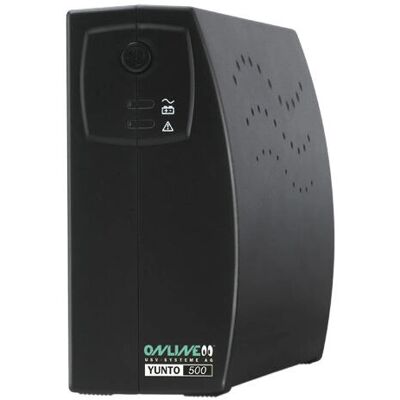 YUNTO 500 USV-Line-Interactive - 3 Steckdosen - 300W - Schwarz YUNTO 500 USV-Line-Interactive - 3 Steckdosen - 300W - Schwarz