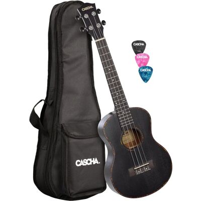 Cascha HH 2305L Ukulele tenor - Mahoń - Czarny - Ukulele Cascha HH 2305L Ukulele tenor - Mahoń - Czarny - Ukulele