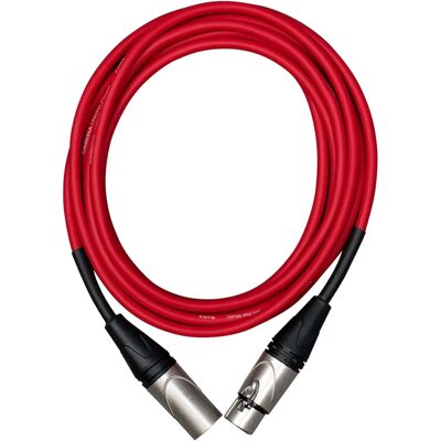 Cascha Advanced Line Mic Cable - Câble microphone - Rouge - 15m Cascha Advanced Line Mic Cable - Câble microphone - Rouge - 15m