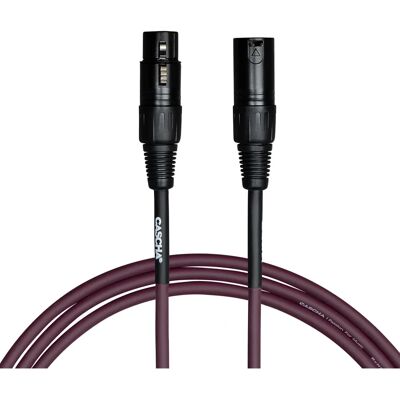 Cascha Standard Line Mic Câble Violet - Câble microphone Cascha Standard Line Mic Câble Violet - Câble microphone