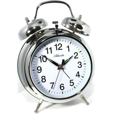 Atlanta 1060/19 Silber Alarm Clock - Wecker Atlanta 1060/19 Silber Alarm Clock - Wecker