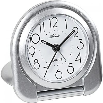 JOGRABO Atlanta 1909/19 Réveil - Voyage, Pliant, Quartz, Argent - Publicité JOGRABO Atlanta 1909/19 Réveil - Voyage, Pliant, Quartz, Argent - Publicité