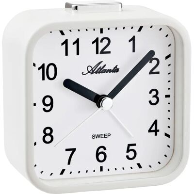 ATLANTA - Quarzwecker - weiß - analog - alarm clock ATLANTA - Quarzwecker - weiß - analog - alarm clock