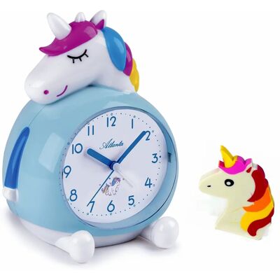 Atlanta - 2163/17 - Pink/White - Unicorn - Alarm clock Atlanta - 2163/17 - Pink/White - Unicorn - Alarm clock