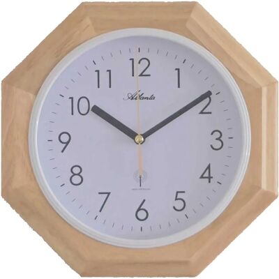 Horloge Murale Atlanta - Radio - Blanc - Classique - 4324/30 - Publicité Horloge Murale Atlanta - Radio - Blanc - Classique - 4324/30 - Publicité