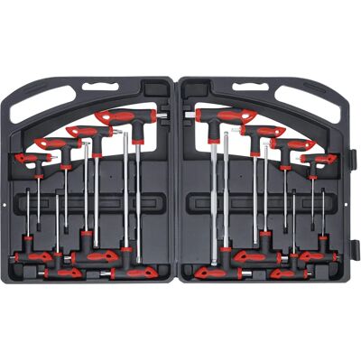 KRAFTMANN BGS-T Hex Key Set T-Profile Screwdriver - 16 pcs KRAFTMANN BGS-T Hex Key Set T-Profile Screwdriver - 16 pcs