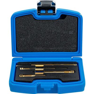 BGS TECHNIC Boor- en aftekenset voor gloeibougies - 4 stuks BGS TECHNIC Boor- en aftekenset voor gloeibougies - 4 stuks