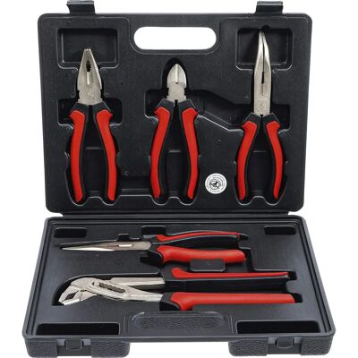 Juego de 5 pinzas BGS TECHNIC - Mangas Aislantes Juego de 5 pinzas BGS TECHNIC - Mangas Aislantes
