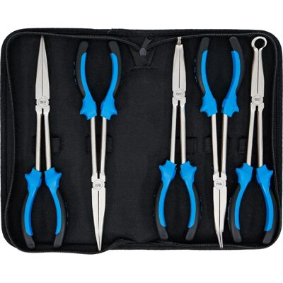 Conjunto de Alicates Longos BGS technic - 290mm - 5 peças Conjunto de Alicates Longos BGS technic - 290mm - 5 peças