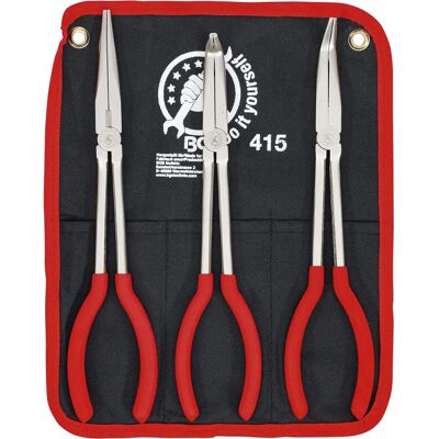 BGS TECHNIC Modelo 415 - Conjunto de Alicates com Pontas Retas e Verticais BGS TECHNIC Modelo 415 - Conjunto de Alicates com Pontas Retas e Verticais