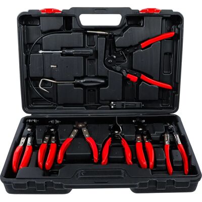 Bgs Technic - Set di pinze per fascette stringitubo - 10 pezzi Bgs Technic - Set di pinze per fascette stringitubo - 10 pezzi