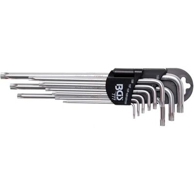 BGS TS10 - TS50 Lange inbussleutelset - Torx Plus BGS TS10 - TS50 Lange inbussleutelset - Torx Plus