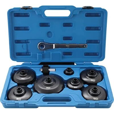 BGS TECHNIC Lastbils oljefilternyckelsats - 9 delar BGS TECHNIC Lastbils oljefilternyckelsats - 9 delar