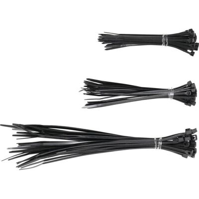 Kraftmann 1789 Kabelbinder Nylon Schwarz - Kabelbinder-Set Kraftmann 1789 Kabelbinder Nylon Schwarz - Kabelbinder-Set