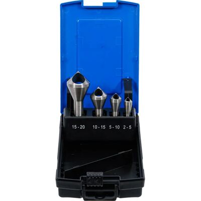 BGS TECHNIC Set di 4 frese a sbavare - Smussatura - 1966 BGS TECHNIC Set di 4 frese a sbavare - Smussatura - 1966