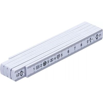 KRAFTMANN 2052 Faltbares Maßband - 10 Abschnitte, 2m KRAFTMANN 2052 Faltbares Maßband - 10 Abschnitte, 2m