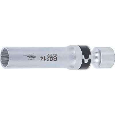 BGS technic - Zündkerzen-Nuss - 14mm - Passend für BMW E81 E90 E60 E63 F10 N43 N52 N53 BGS technic - Zündkerzen-Nuss - 14mm - Passend für BMW E81 E90 E60 E63 F10 N43 N52 N53
