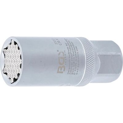 BGS technic - Universal Socket - 10mm (3/8) - Sechskant - 9-21mm - Produkttyp BGS technic - Universal Socket - 10mm (3/8) - Sechskant - 9-21mm - Produkttyp