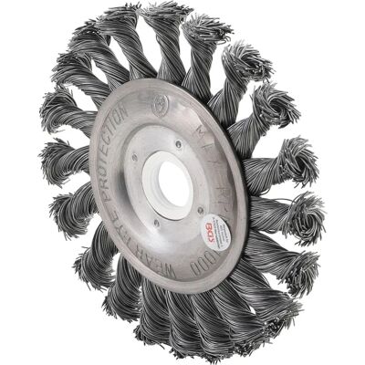 BGS TECHNIC Spazzola in filo di acciaio 115 mm per smerciatrici - Spazzola BGS TECHNIC Spazzola in filo di acciaio 115 mm per smerciatrici - Spazzola