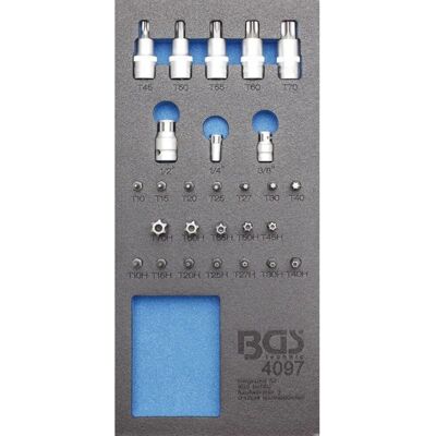 BGS 27-delig bits- en inzetset - Gereedschap opslag BGS 27-delig bits- en inzetset - Gereedschap opslag