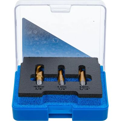 BGS TECHNIC - Kobalt-Stahl Schweißpunkt-Bohrerset - 3 Stück BGS TECHNIC - Kobalt-Stahl Schweißpunkt-Bohrerset - 3 Stück