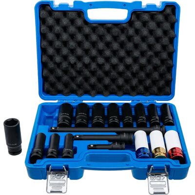 Zestaw nasadek udarowych BGS TECHNIC z powłoką z tworzywa - 10-24mm Zestaw nasadek udarowych BGS TECHNIC z powłoką z tworzywa - 10-24mm