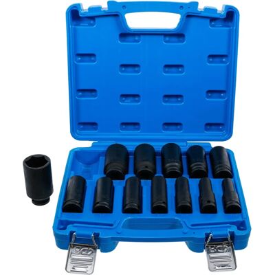 BGS Impact Socket Set 13 pcs - Hex, Deep Drive, 1/2" BGS Impact Socket Set 13 pcs - Hex, Deep Drive, 1/2"