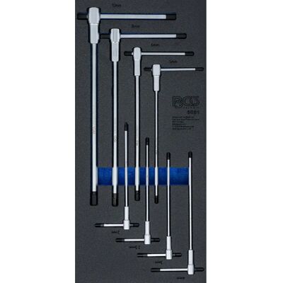 Zestaw śrubokrętów BGS TECHNIC - Wewnętrzny sześciokąt, T-rękojeść, 2-10mm Zestaw śrubokrętów BGS TECHNIC - Wewnętrzny sześciokąt, T-rękojeść, 2-10mm