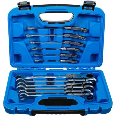 BGS Dual Joint Ratchet Wrench Set - 8-19mm, 12 pcs BGS Dual Joint Ratchet Wrench Set - 8-19mm, 12 pcs
