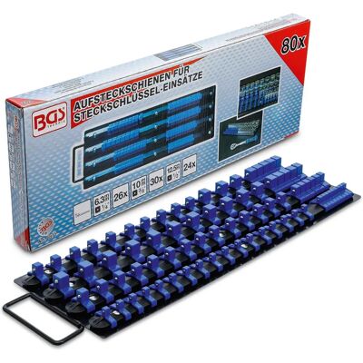 BGS TECHNIC Skenneset - 80 Clips för insatser 6,3/10/12,5mm BGS TECHNIC Skenneset - 80 Clips för insatser 6,3/10/12,5mm