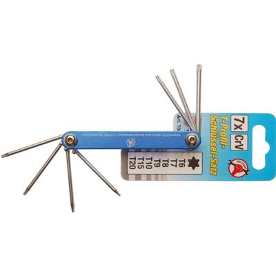 BGS TECHNIC T-Profil Schraubenzieher-Set - T6 bis T20 BGS TECHNIC T-Profil Schraubenzieher-Set - T6 bis T20