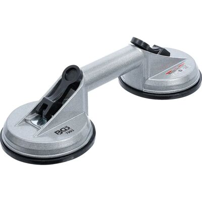BGS TECHNIC Aluminium Vakuum Saugnapf - 115 mm - Doppel Gummi - 80 kg Max BGS TECHNIC Aluminium Vakuum Saugnapf - 115 mm - Doppel Gummi - 80 kg Max