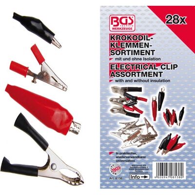 BGS technic 8138 Kabelklemme – Verschiedene, 28 Stück BGS technic 8138 Kabelklemme – Verschiedene, 28 Stück