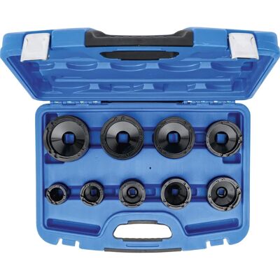 BGS Nut Socket Set - 9 pcs, Black, DIN 981 Standard BGS Nut Socket Set - 9 pcs, Black, DIN 981 Standard