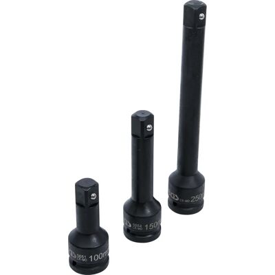 Set di prolunghe a impatto BGS 20mm (3/4") Set di prolunghe a impatto BGS 20mm (3/4")