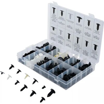 BGS TECHNIC Fir Tree Clip Assortment - 340 Pieces BGS TECHNIC Fir Tree Clip Assortment - 340 Pieces
