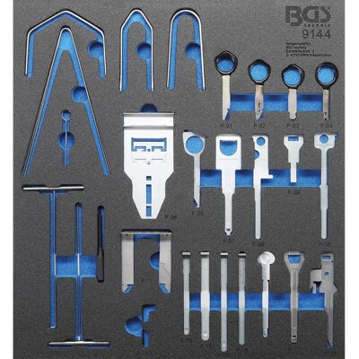 Set da 52 pezzi per rimuovere radio BGS Set da 52 pezzi per rimuovere radio BGS