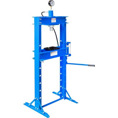 BGS Technic Prensa hidráulica de oficina - 20 t - Azul, 71x55x175 cm BGS Technic Prensa hidráulica de oficina - 20 t - Azul, 71x55x175 cm