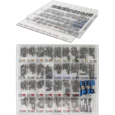 BGS 340-delige bit- en portainsertset - gekleurd BGS 340-delige bit- en portainsertset - gekleurd