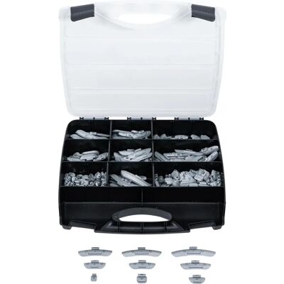 Conjunto de Pesos para Ruedas BGS TECHNIC - Zinc, 320 piezas Conjunto de Pesos para Ruedas BGS TECHNIC - Zinc, 320 piezas