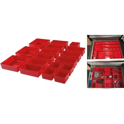 BGS TECHNIC - Compartimentos de almacenamiento de plástico - Para herramientas BGS TECHNIC - Compartimentos de almacenamiento de plástico - Para herramientas