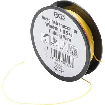 BGS Model 9857 Glass Removal Cord - 25m, 200 daN BGS Model 9857 Glass Removal Cord - 25m, 200 daN