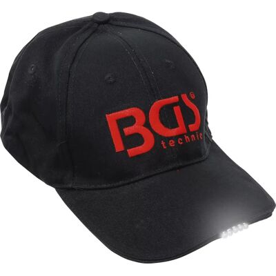 BGS technic BGS Baseball Cap - LED-Licht, Baumwolle, 58cm BGS technic BGS Baseball Cap - LED-Licht, Baumwolle, 58cm