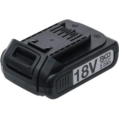 BGS TECHNIC - Ersatz-Akku Li-Ion 18 V / 2,0 Ah für Akku-Schlagschrauber 9928 BGS TECHNIC - Ersatz-Akku Li-Ion 18 V / 2,0 Ah für Akku-Schlagschrauber 9928