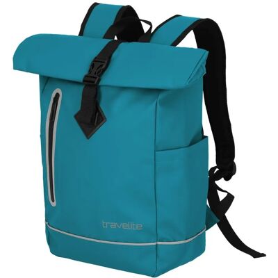 Travelite Basic Składany Plecak - 26cm x 60cm x 15cm - Portowy Niebieski - Plecak Travelite Basic Składany Plecak - 26cm x 60cm x 15cm - Portowy Niebieski - Plecak