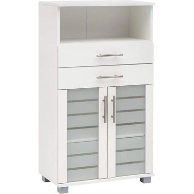 SCHILDMEYER Nikosia Badezimmer-Schrank - 60cm, Glastüren SCHILDMEYER Nikosia Badezimmer-Schrank - 60cm, Glastüren
