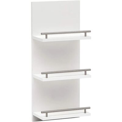 Schildmeyer Nikosia Wandregal, weiß, 3 Ablagen, FSC-zertifiziert, Made in Germany - Wall Shelf Schildmeyer Nikosia Wandregal, weiß, 3 Ablagen, FSC-zertifiziert, Made in Germany - Wall Shelf
