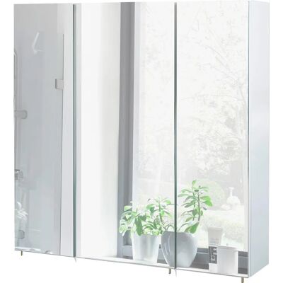 MÖBELPARTNER Badezimmerschrank 70x70cm Weiß Glanz - Badezimmermöbel MÖBELPARTNER Badezimmerschrank 70x70cm Weiß Glanz - Badezimmermöbel